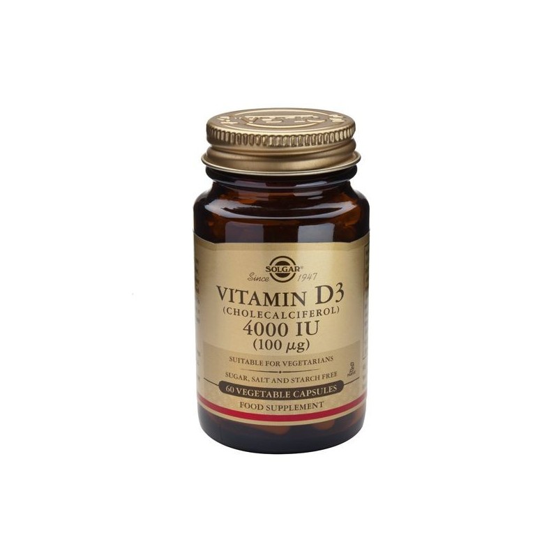 Solgar Vitamin D3 4000IU 60 Vegi Caps
