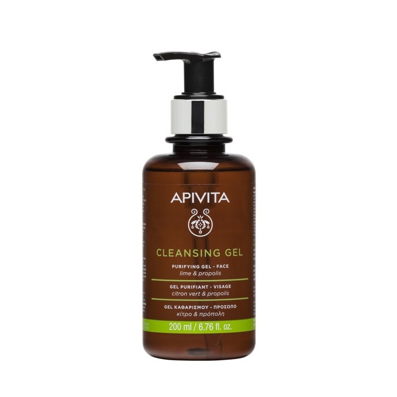 APIVITA CLEANSING PURIFYING FACE GEL 200ML