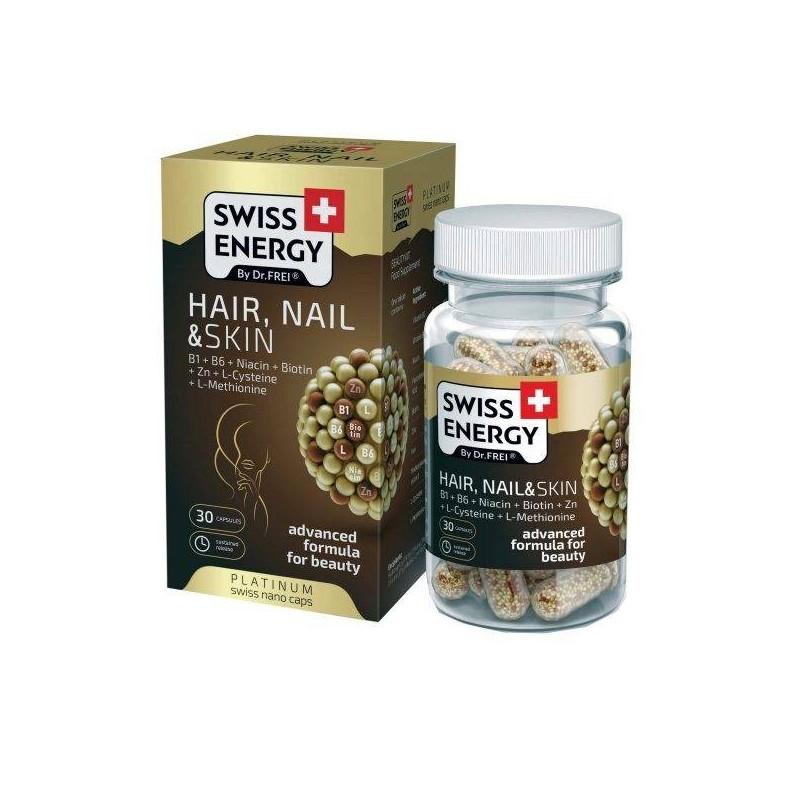 SWISS ENERGY NANO HAIR NAIL&SKIN 30 CAPS