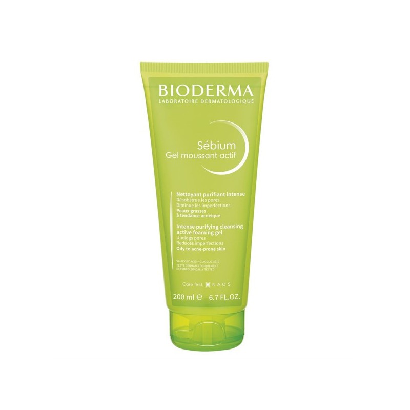 Bioderma Sebium Gel Moussant Actif 200ml