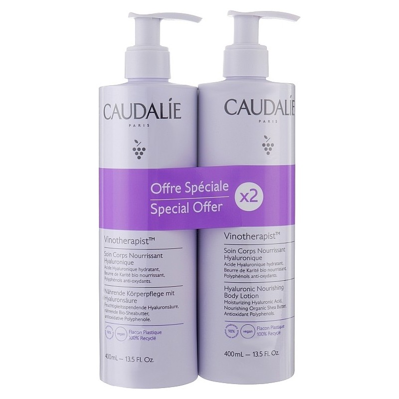 Caudalie Vinotherapist Hyaluronic Nourishing Body Lotion Duo