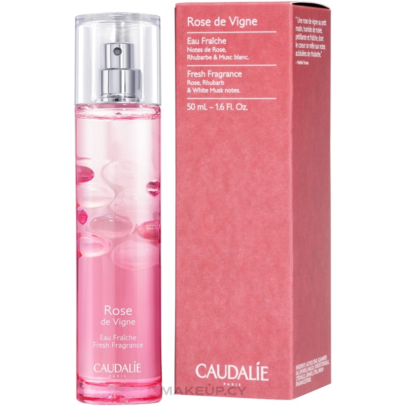 Caudalie Fresh Fragrance Rose de Vigne - 50 ML
