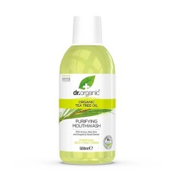 DR. ORGANIC TEA TREE MOUTHWASH 500ML