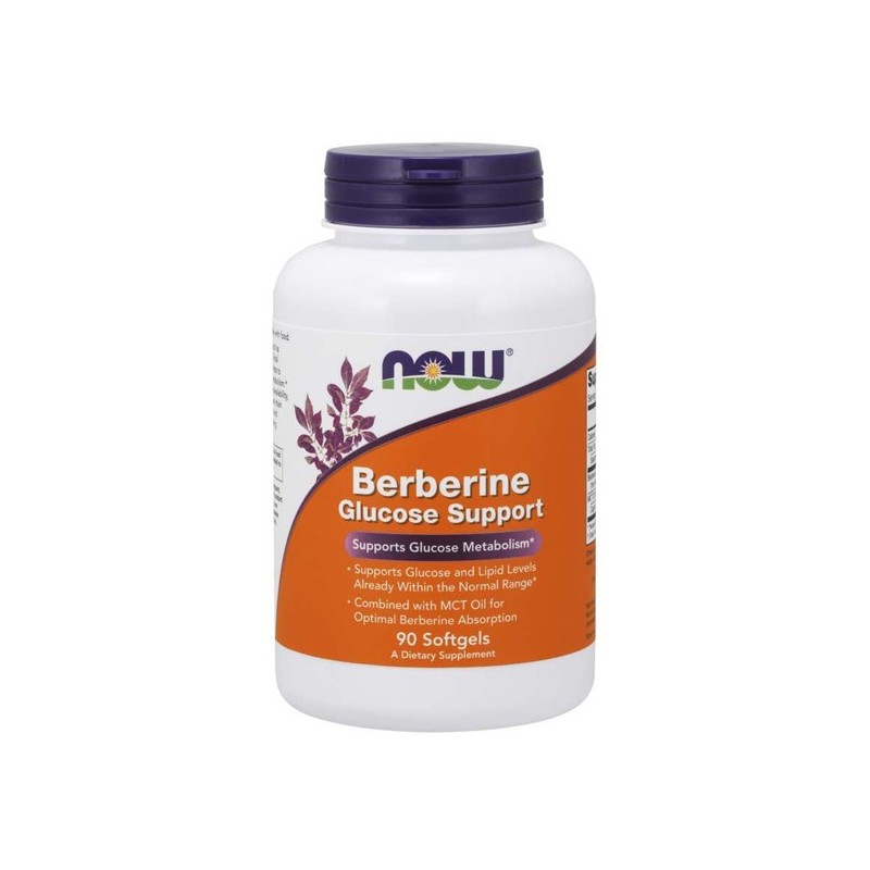 NOW Berberine Glucose 90 Softgels