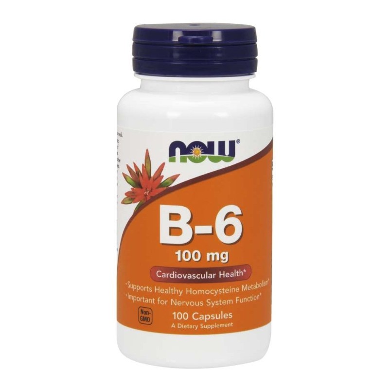 NOW B-6 100MG - 100CAPS