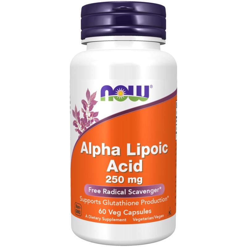 NOW ALPHA LIPOIC ACID 250MG 60VEG CAPS