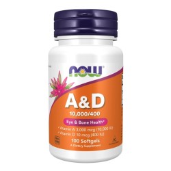 NOW A & D 10,000/400IU 100 SOFTGELS