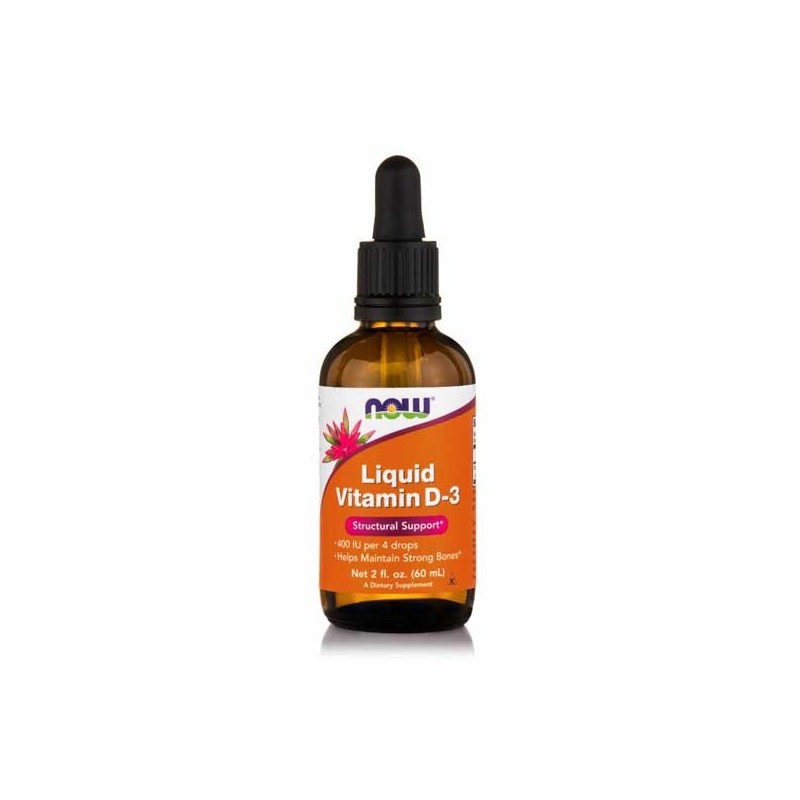 NOW Liquid Vitamin D3 400IU 60ML
