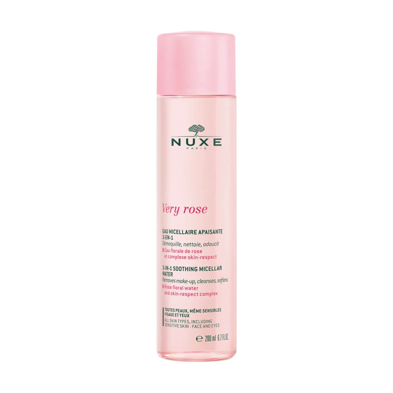 NUXE VERY ROSE SOOTHING CLEANSING MICELLAR WATER 200ML