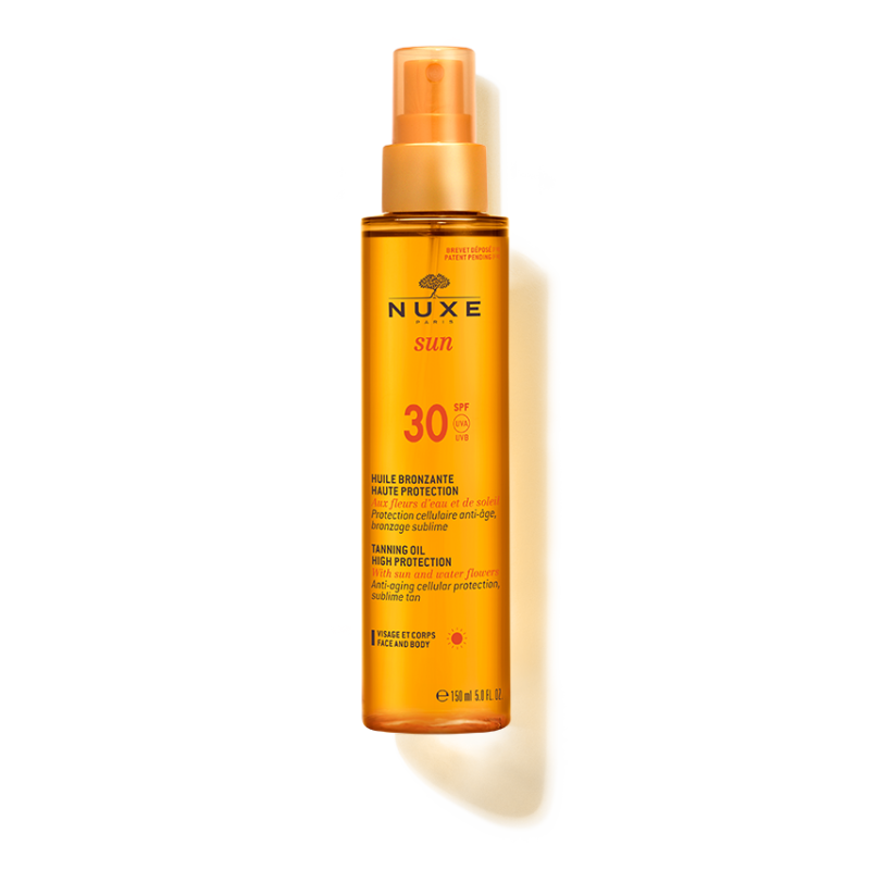 NUXE SUN TANNING OIL FACE&BODY SPF 30+ 150ML