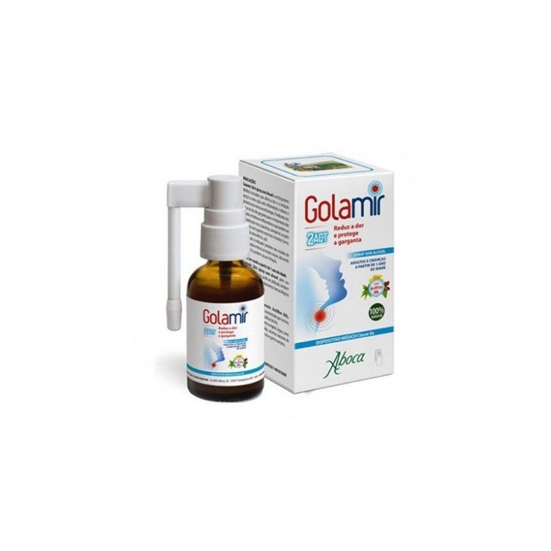 Aboca Golamir 2 Act Spray (Alcohol Free) 30ml Adults & Baby (1-6y)