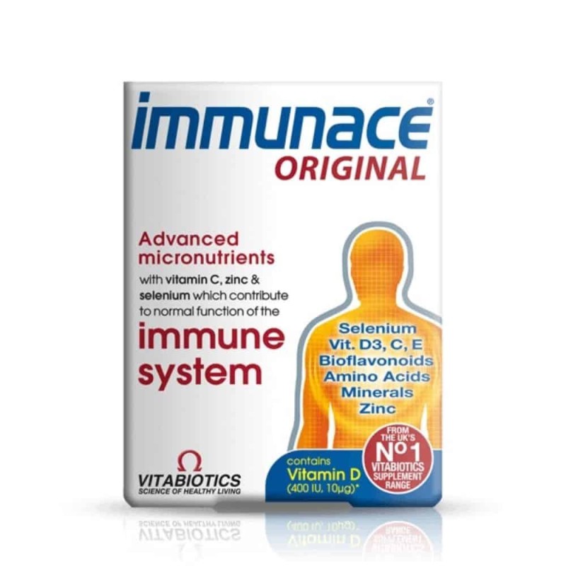 Vitabiotics Immunace 30 tabs 1+1 offers