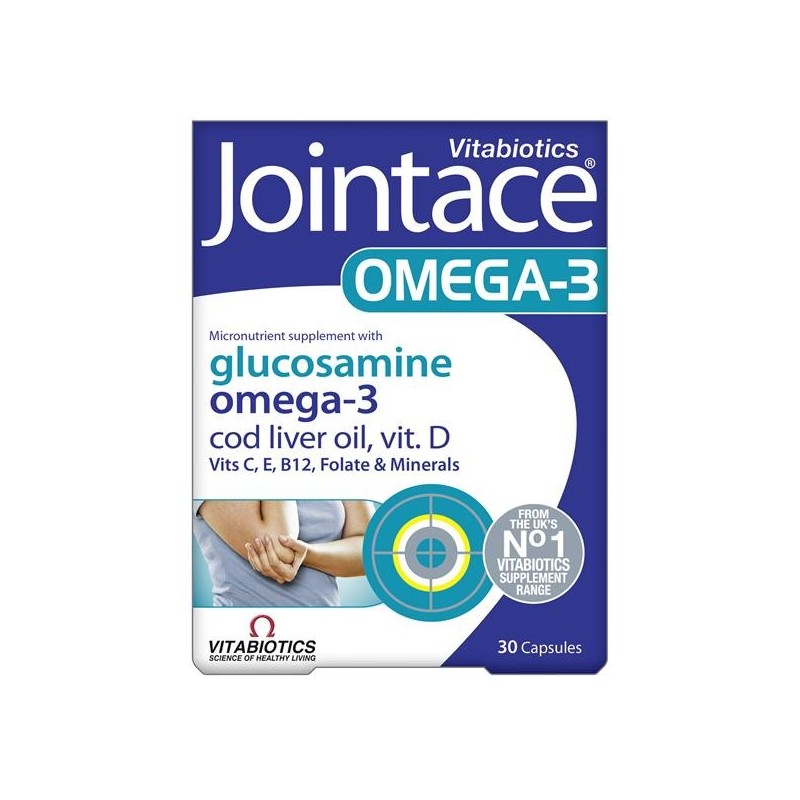 Vitabiotics Jointace Omega-3 & Glucosamine 30Caps