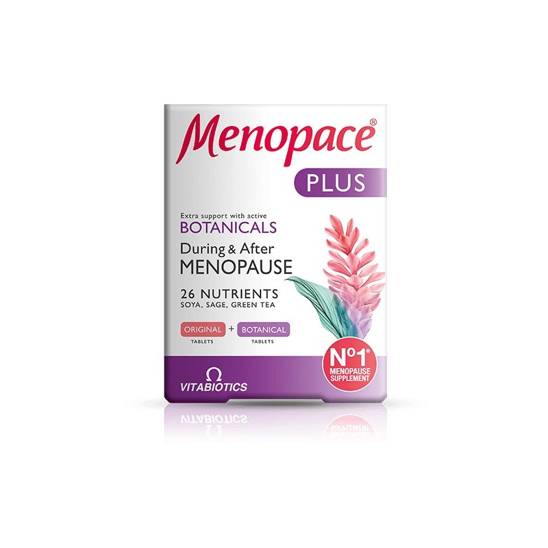 Vitabiotics Menopace Plus 28tabs/28caps