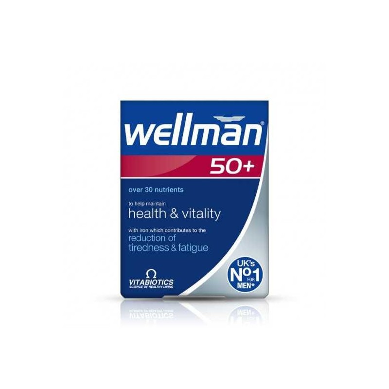 Vitabiotics Wellman Vitamin 50+30 Tabs