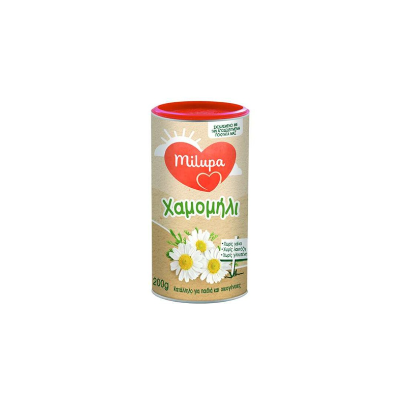 MILUPA CAMOMILE TEA 200GR