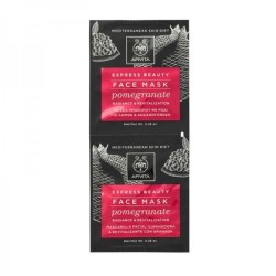 Apivita Express Beauty Face Mask Pomegranate 2X8ml