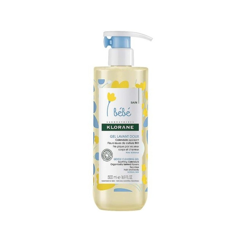 Klorane Bebe Gentle Cleansing Gel with Soothing Calendula