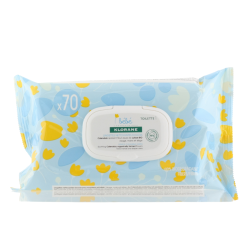 Klorane Bebe Gentle Cleansing Wipes 70PCS