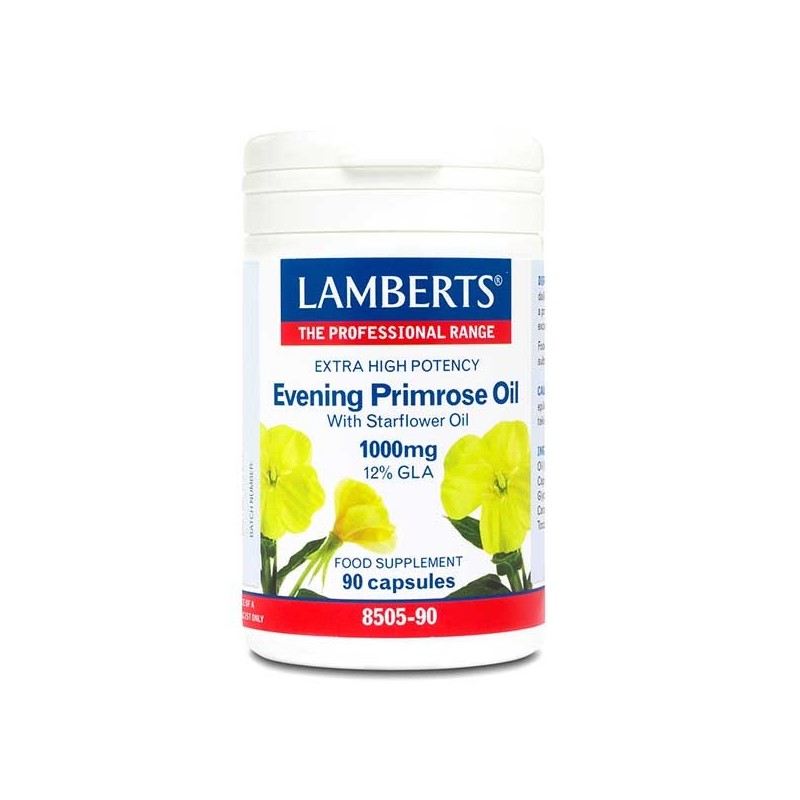 LAMBERTS EVENING PRIMROSE OIL WITH STARFLOWER OIL 1000MG 90 CAPS