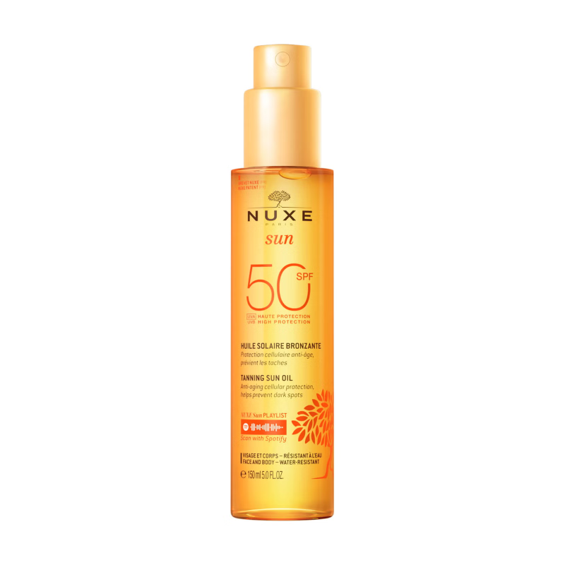 NUXE SUN TANNING OIL SPF50 150ML