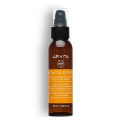 APIVITA KERATIN REPAIR HONEY & PLANT KERATIN HAIR OIL 100ML