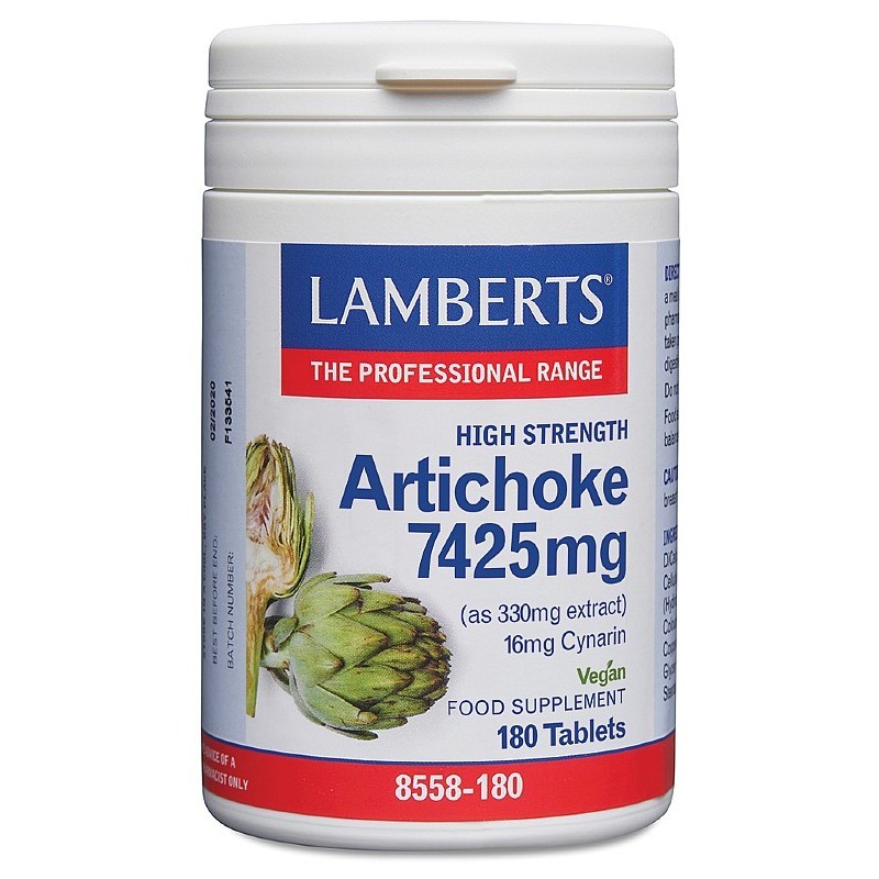LAMBERTS ARTICHOKE 7425MG 180 TABS