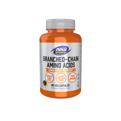 NOW Branched Chain Amino Acids 120 Veg Capsules