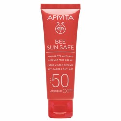APIVITA BEE SUN SAFE ANTI SPOT ANTI AGE CREAM SPF50 TINTED 50ML