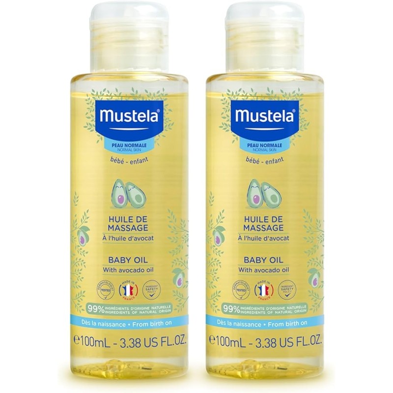 Mustela Baby Massage Oil 1+1 Free
