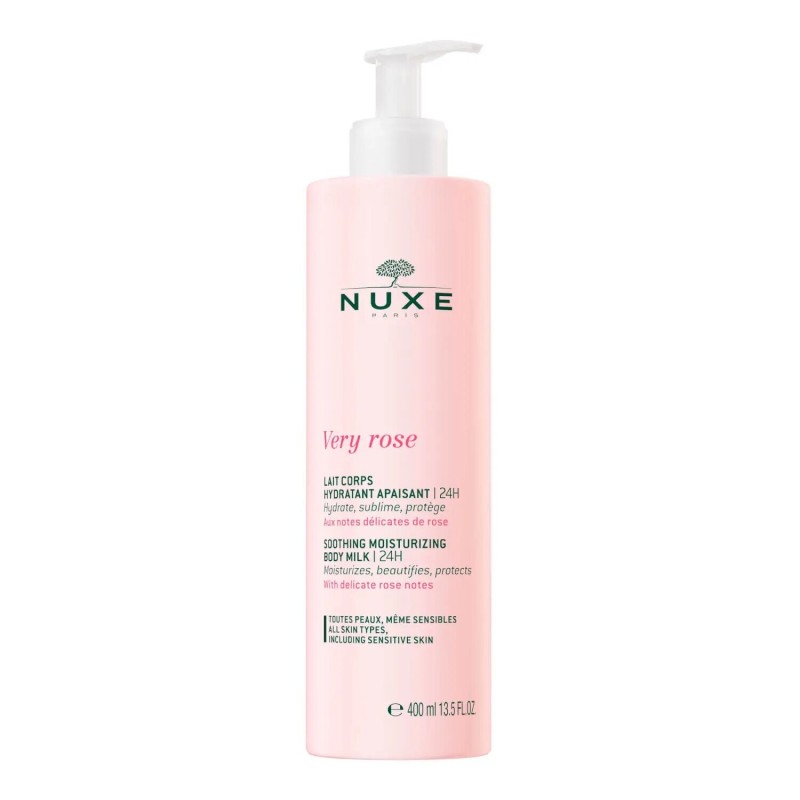NUXE VERY ROSE SOOTHING MOISTURISING BODY MILK 400ML