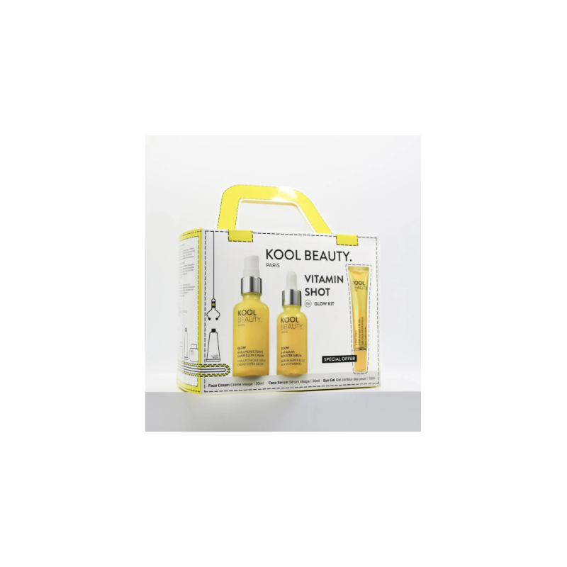 KOOL BEAUTY VITAMIN SHOT-GLOW KIT 30ML+50ML+15ML