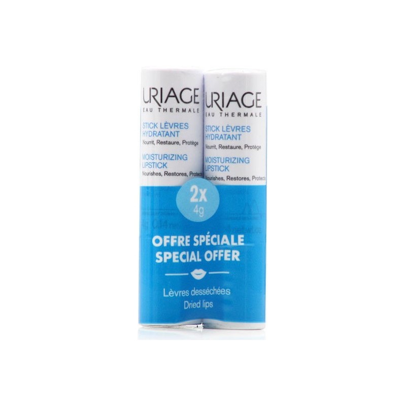 URIAGE PROMO MOISTURIZING LIPSTICK SPECIAL OFFER 2X4G