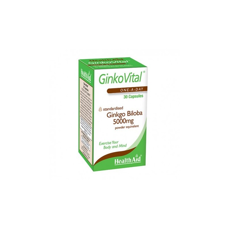 Health Aid Ginkovital 5000mg Caps 30