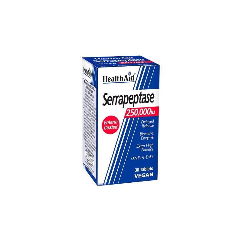 Health Aid Serapeptase 250,000 IU 30Tabs