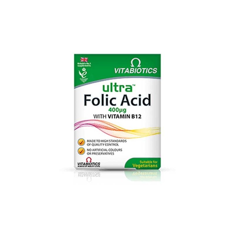 Vitabiotics Ultra Folic Acid 60 Tabs