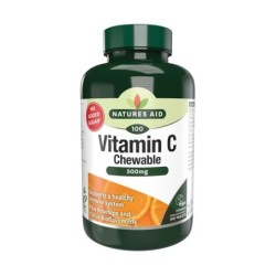 Natures Aid Vitamin C 500mg Chewable 100Tabs