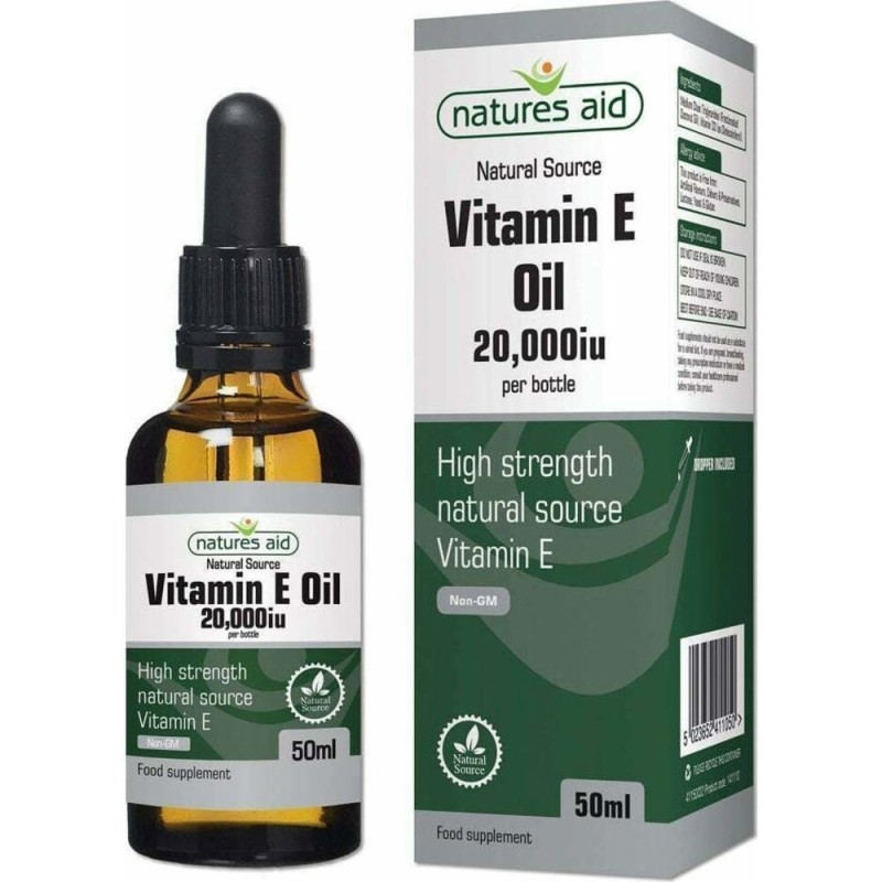 Natures Aid Vitamin E Oil 20,000iu 50ml