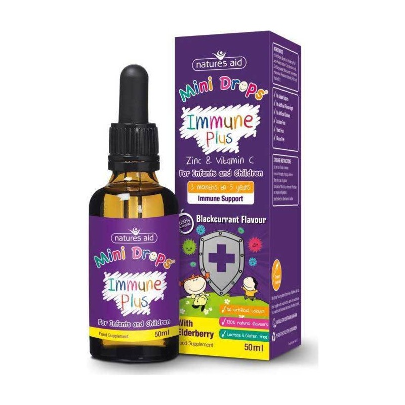 Natures Aid Immune Plus Mini Drops 50ml