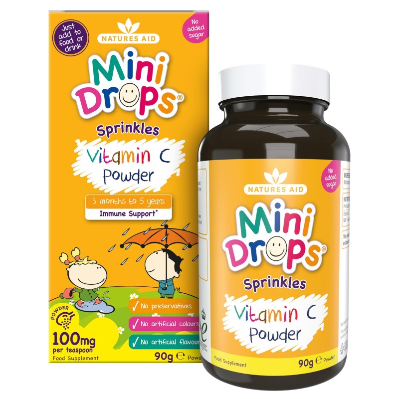 Natures Aid Vitamin C Mini Drops Sprinkles 90g