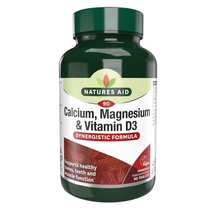 Natures Aid Calcium Magnesium & Vitamin D3 90Tabs