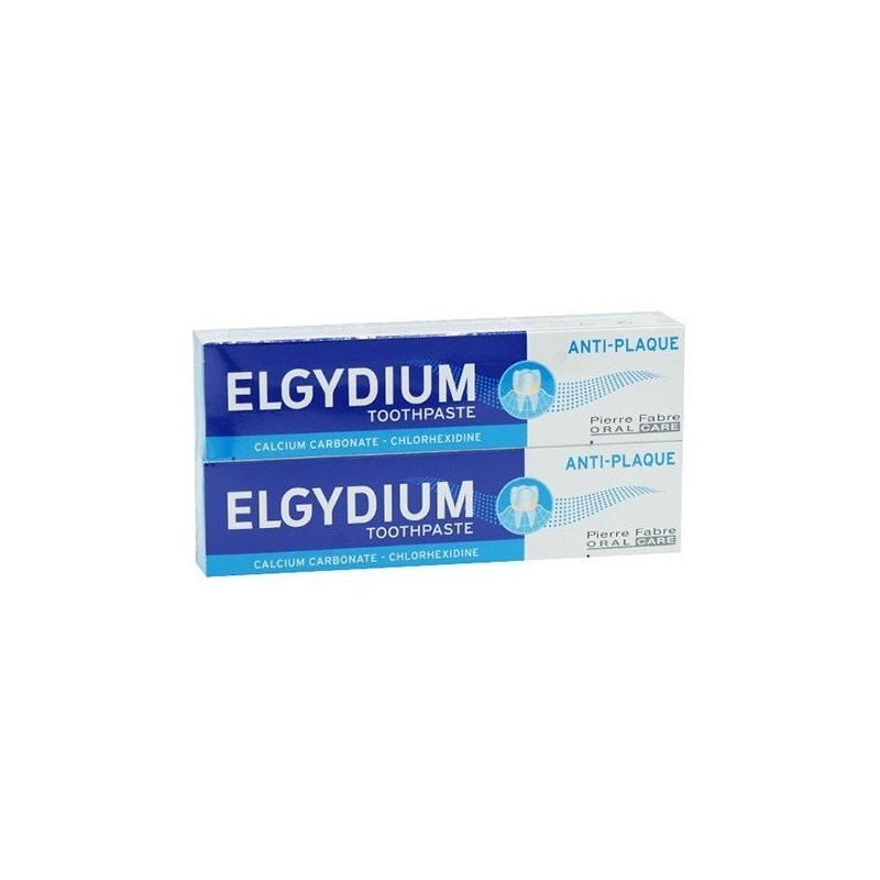 Elgydium Anti-Plaque Toothpaste Duo (Offer -€1) 2x75ml