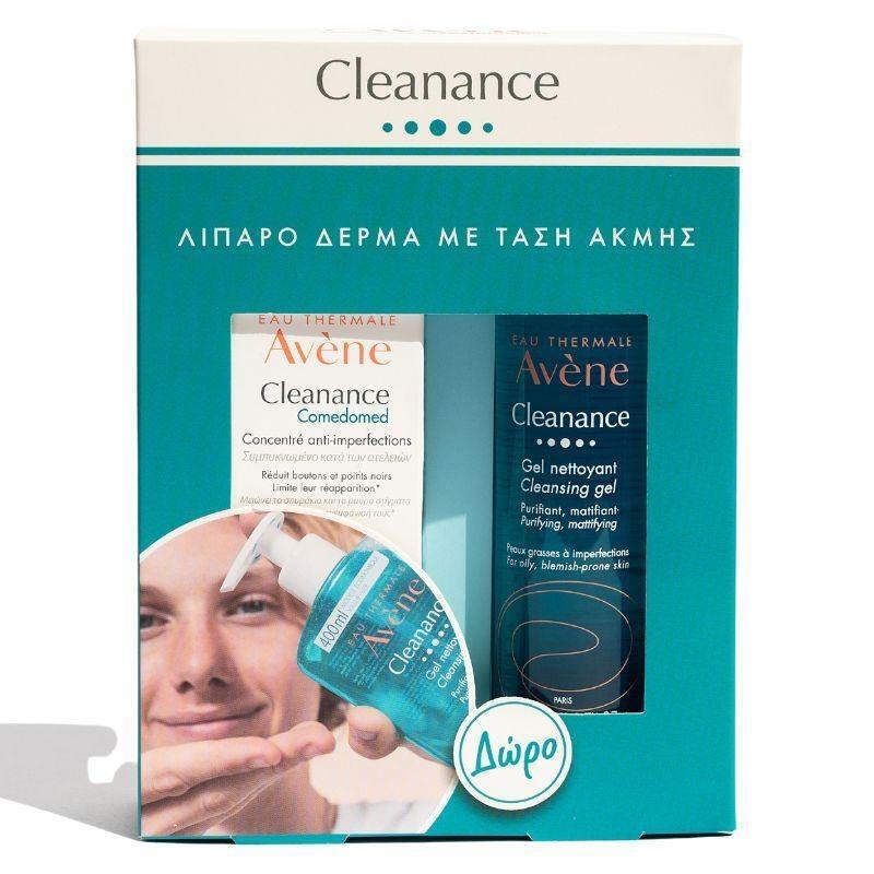 Avene Kit Cleanance Comed+Gel 100ml Free