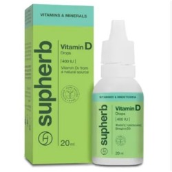 Supherb Vitamin D3 - 400 Drops 20ml