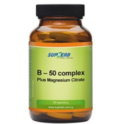 Supherb B-50 Complex + Magnesium 30 tbs