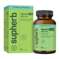 Supherb Vitamin C+D Zinc 60 caps