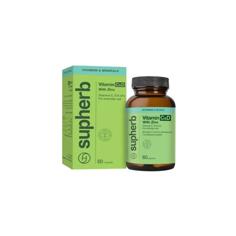 Supherb Vitamin C+D Zinc 60 caps