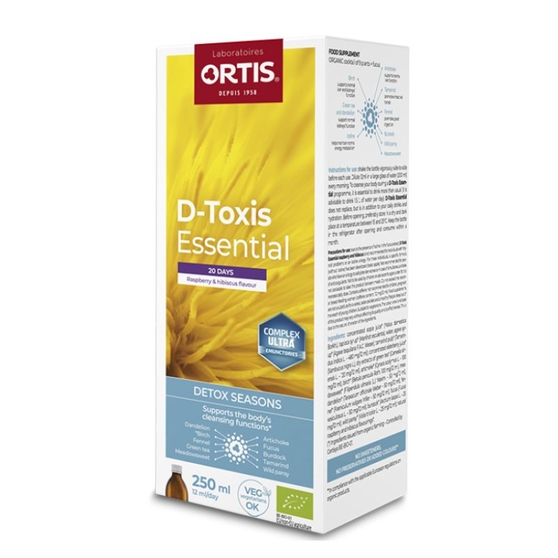 Ortis D-Toxis Essential Rasperry 250ml
