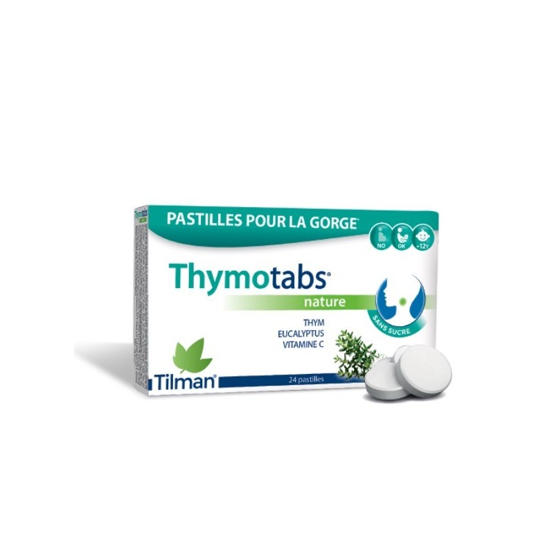 Tilman Thymo Tabs Natural 24 Pastilles