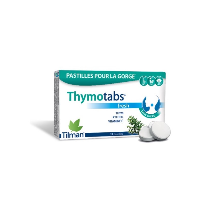 Tilman Thymo Tabs Fresh 24 Pastilles